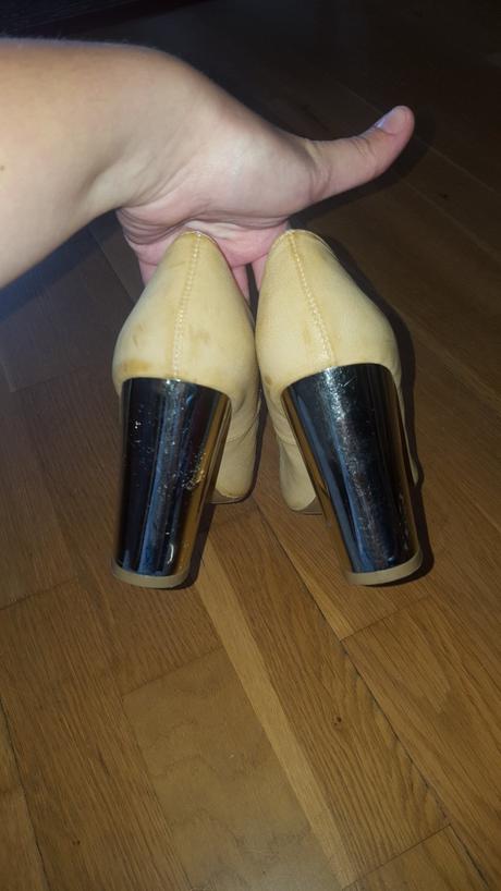 Bledohnedé topánky, h&m,38