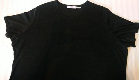 Dámsky čierny elastický top, julipa v. 28/30,56/58, 4xl