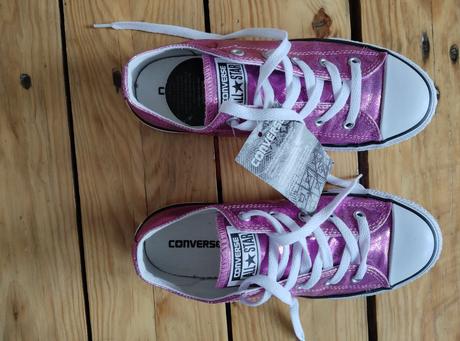Tenisky trblietavé converse 35,5, converse,35