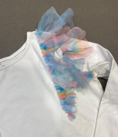 Nátelník s volánikmi, h&m,134