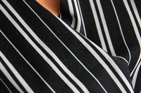 Čierno biela body blúzka, s/m, s