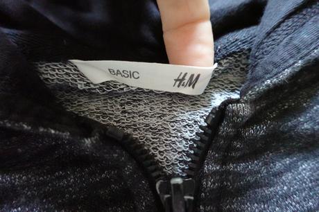 Mäkká mikina h&m basic, h&m,134
