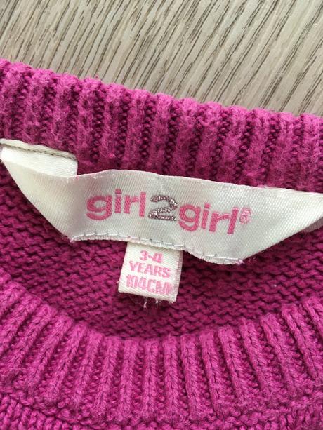 Dievčenské úpletové šaty, girl2girl,104