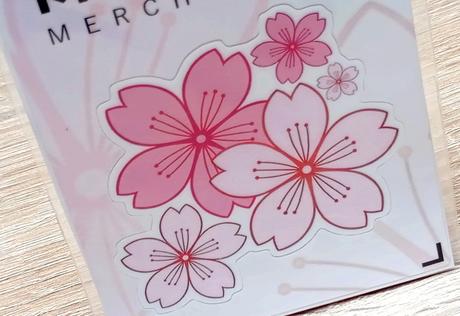 Vinylová nálepka - kvety sakura, 
