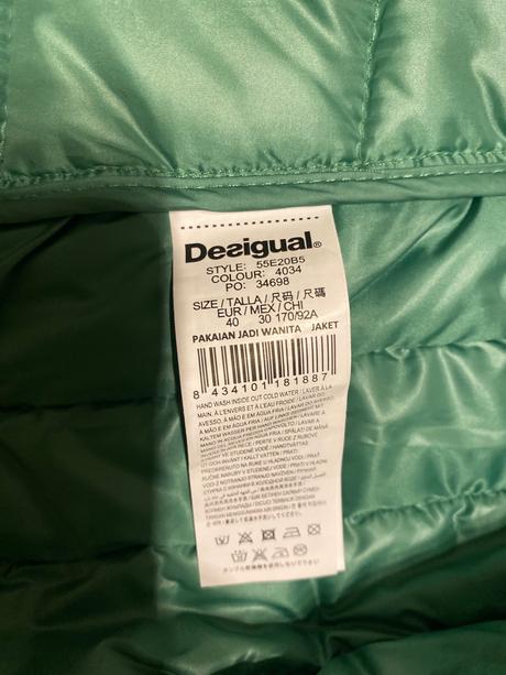 Prechodná prešívaná bunda, desigual,40