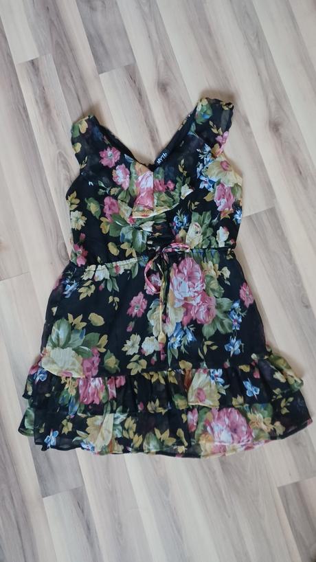 Kvetované krátke šaty, m