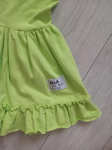 Dievcenske neonove saty hello kitty zn.ema kids, 134