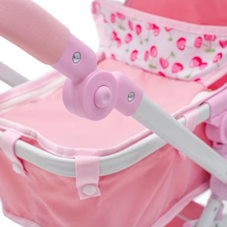 Kočík pre bábiky 2v1 sophie pink,