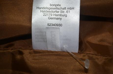 Bonprix, kabát s kapucňou, veľ. 3xl, bonprix,xxxl