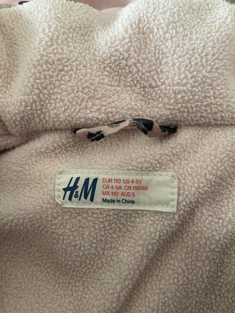 Tigrovaná bundička, h&m,110