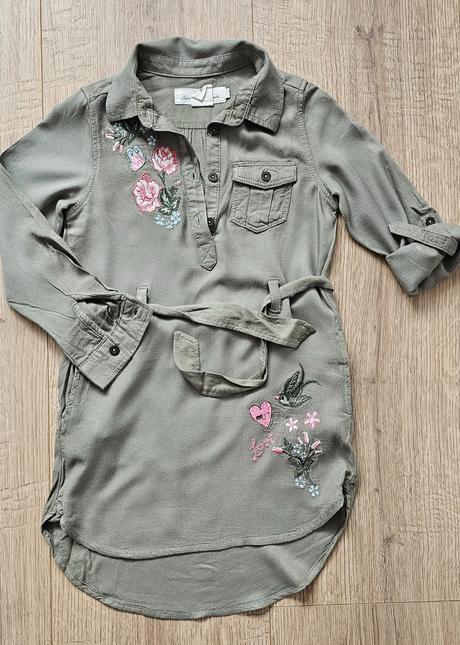 Košeľové šaty, h&m,110