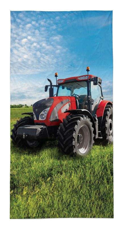 Osuška 70x140 traktor red - skladom, sds-dl-169793,