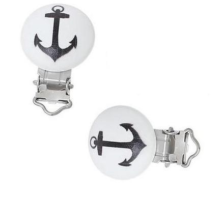 Klip na cumlík drevený kotva, 