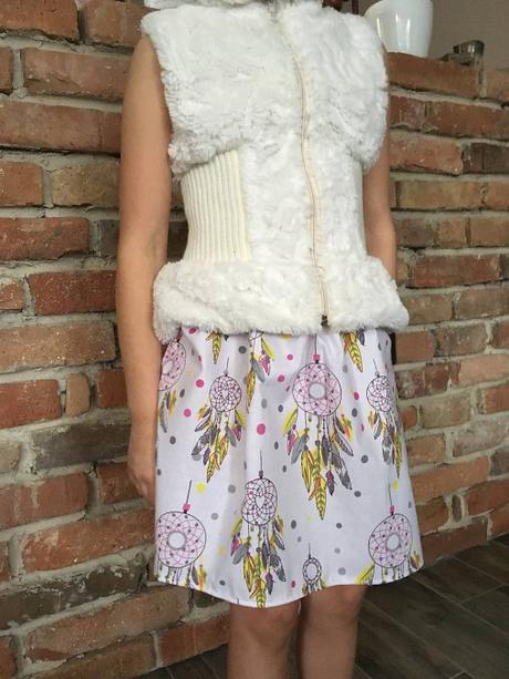 Hand made sukňa lapač snov, 104 - 146