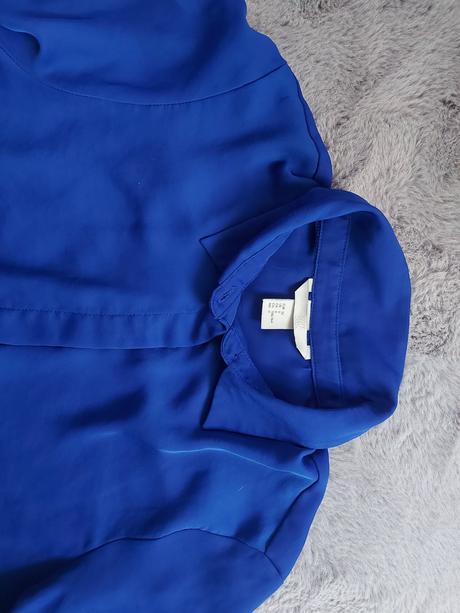 Kráľovsky modrá košeľa, h&m,36