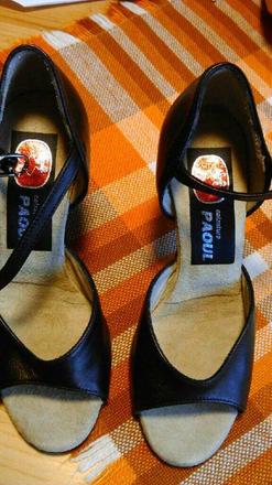 Tanečné kožené topánky top značky 34, 