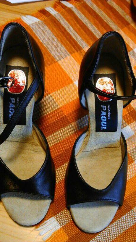 Tanečné kožené topánky top značky 34, 