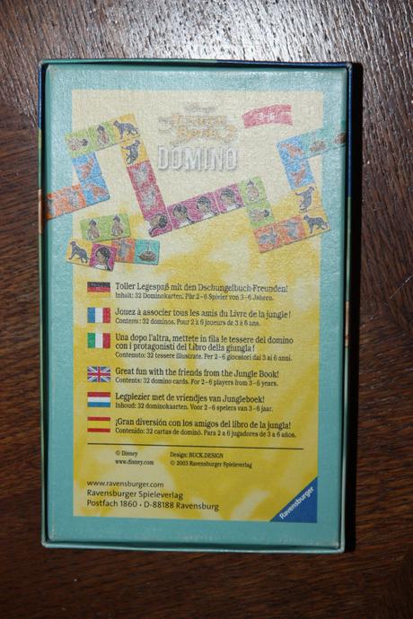 Hra domino kniha dzungli - od 3 rokov, 