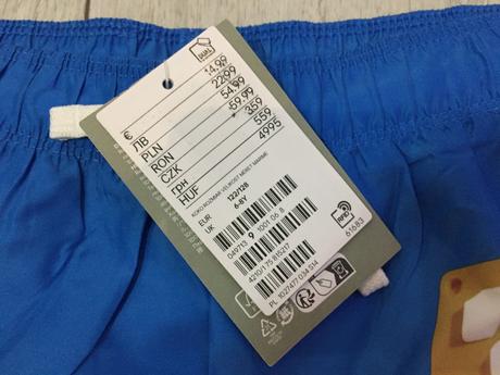 Chlapčenske plavky super mario bros 6-8 rokov, h&m,122