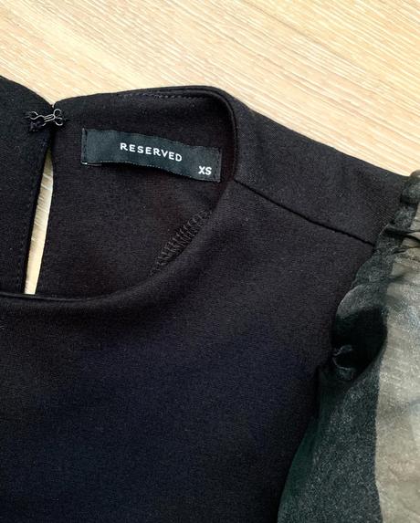 Čierne šaty, reserved,xs