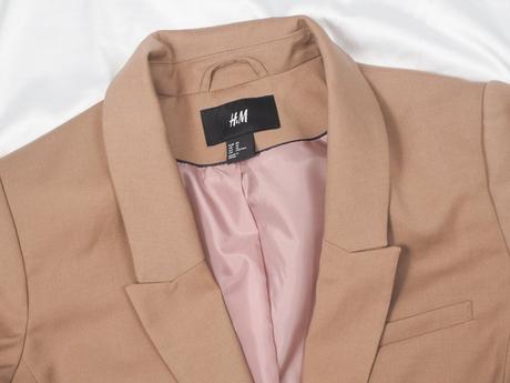 Kvalitné svetlohnedé sako h&m, h&m,42