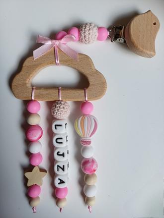 Ozdoba na kočík s menom obláčik,