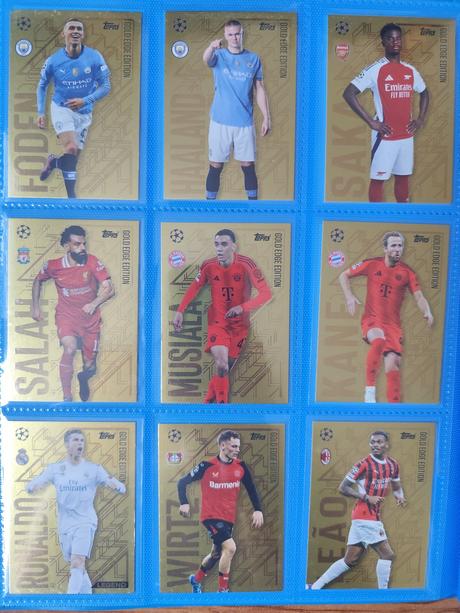Futbalové kartičky ucc topps match attax 2024/25, 