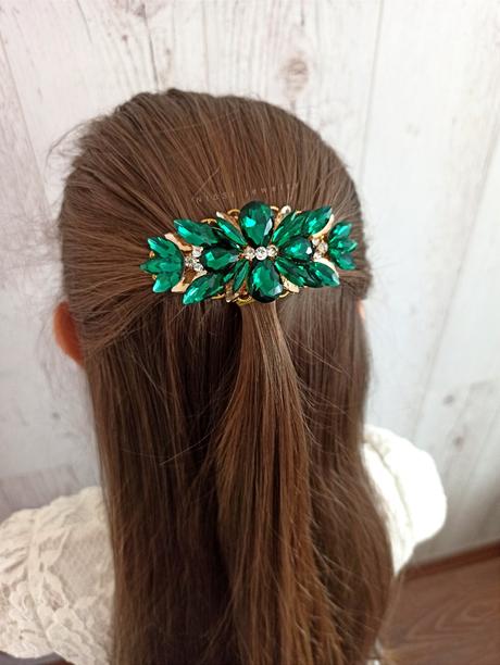 Zelená spona do vlasov, 