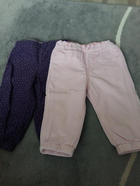 2x nohavice menžester, 80