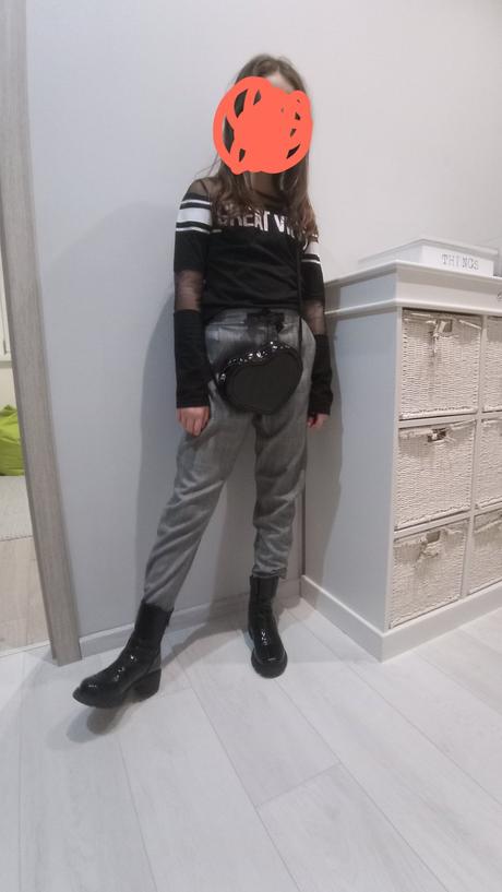 Dievčenské spoločenské nohavice, h&m,146