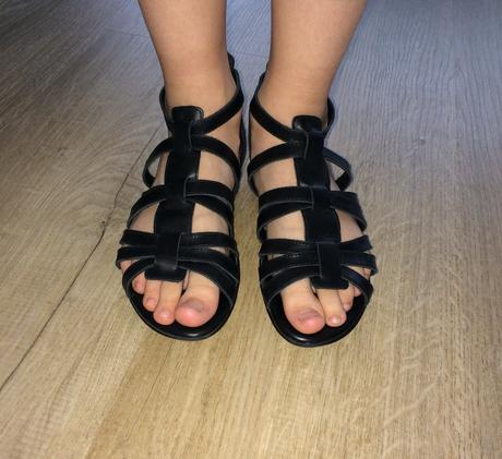 Sandále kožené dievčenské xit by dinsko č.37,, 37