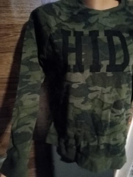 Dámsky maskacovy mikino pulover, l