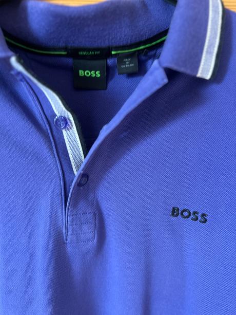 Fialová polokošeľa hugo boss, l, hugo boss,l