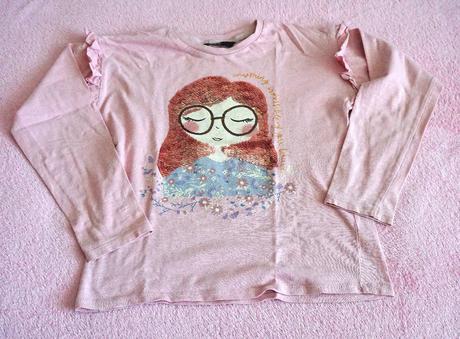 Tričko s premieňacími flitrami, george,134