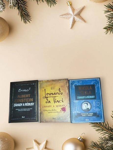 Da vinci + einstein + tesla knihy rebusy, 