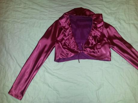 Cyklaménové spoločenské šaty šité na mieru veľ. 40, 42