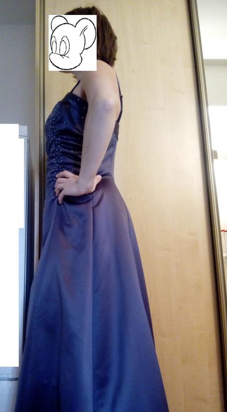 Antracitove spolocenske/plesove saty, 42