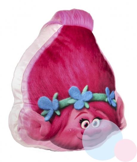 3d vankúš trollovia cer 175 ružovo - malinový,