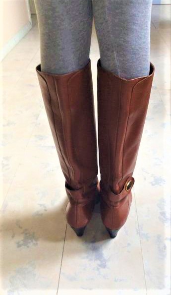 Celokožené čižmy č. 39/40, 39