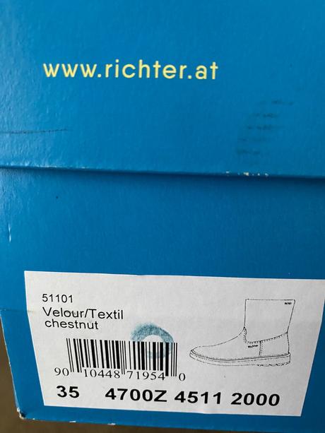 Semišové čižmy, richter,35