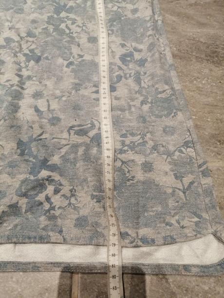 Šaty sivomodré kvetované, v158-164,12-14r., pepperts,158