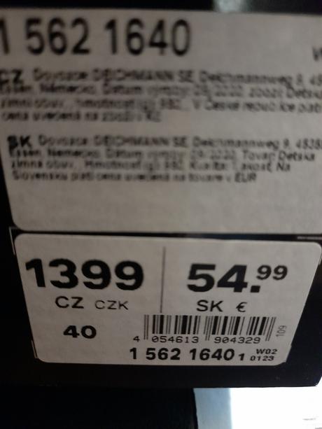 Zimné topánky, deichmann,40