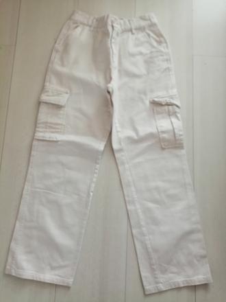 Nohavice pre dievčatka blede kapsace vel. 152, 152