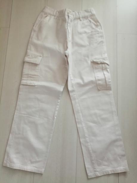Nohavice pre dievčatka blede kapsace vel. 152, 152