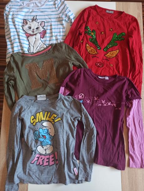 Tričká s dlhým rukávom, 134