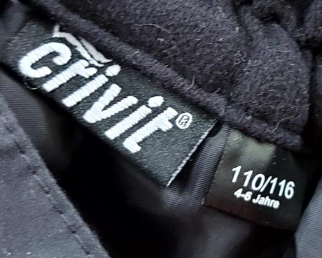 Čierne unisex oteplovačky, crivit,110