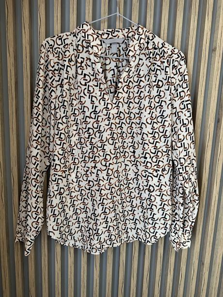 Hnedá blúzka h&m, h&m,s