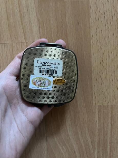 Kovové vreckové zrkadielko, 