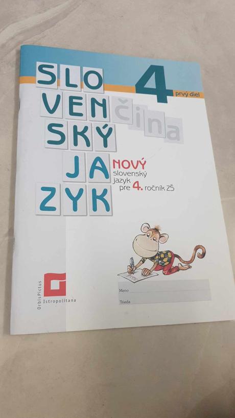 Slovensky jazyk - učebnica + učebnica vybrané slov, 