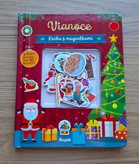 Kniha s magnetkami (vianoce),
